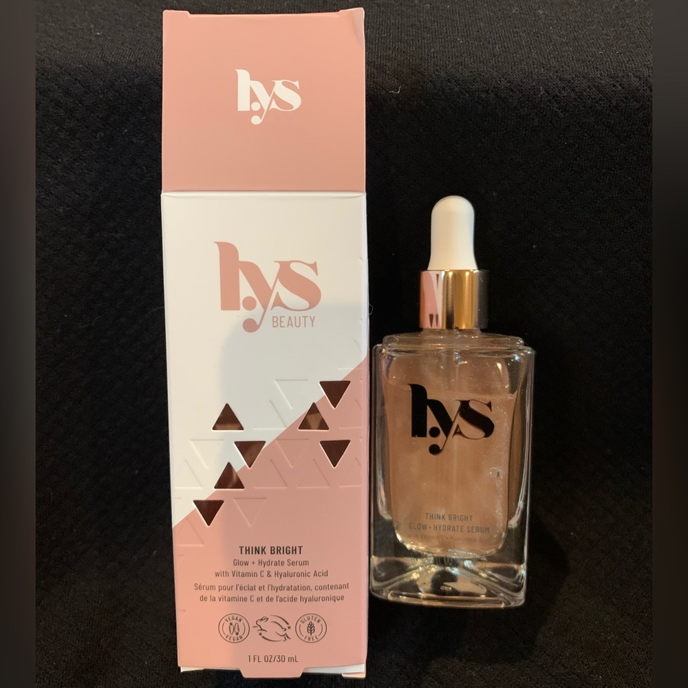 LYS Beauty Think Bright Glow + Hydrate serum with vitamin c & hyaluronic acid